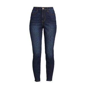 Women’s Juniors Super High Rise Denim Curvy Slim Jeans Pants Size 15
